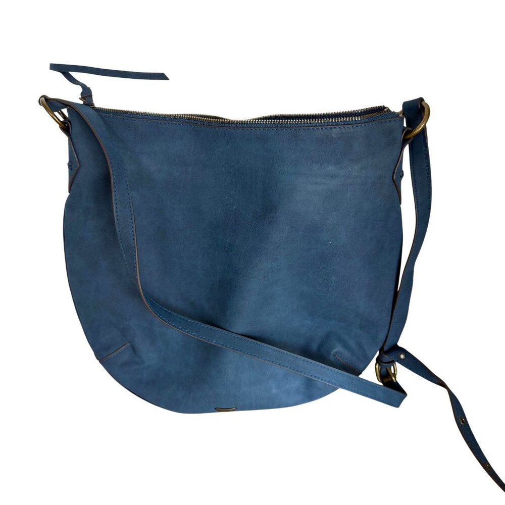 Elle Jae Gypset Palomina Crossbody Hobo Shoulder Bag Blue Gypsy Hippie Braided - Picture 8 of 9